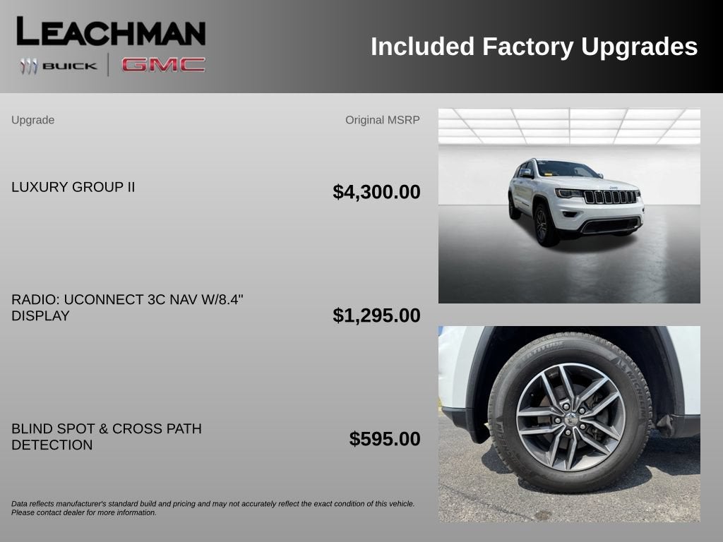 2017 Jeep Grand Cherokee Limited 4x4