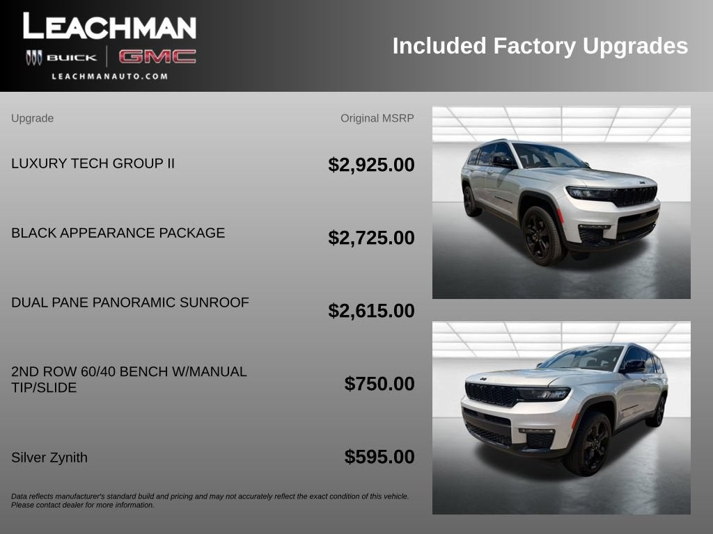 2024 Jeep Grand Cherokee L Limited 4x4