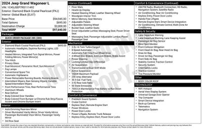 2024 Jeep Grand Wagoneer L 4DR 4WD