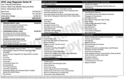 2022 Jeep Wagoneer Series III
