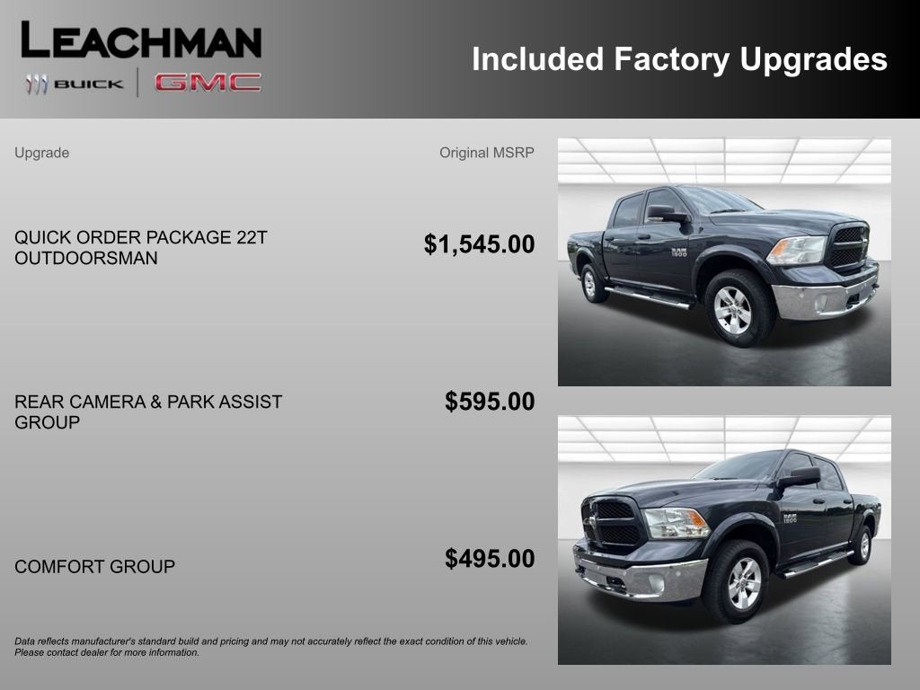2015 RAM 1500 Outdoorsman