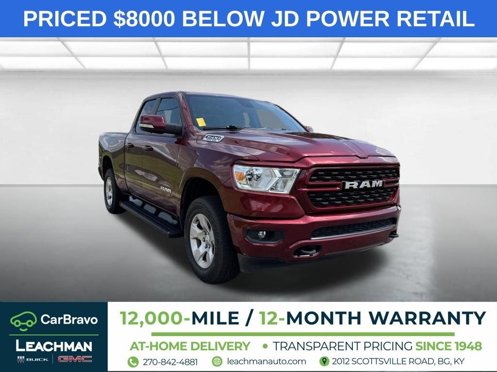 2022 RAM 1500 Big Horn Quad Cab 4x4 6'4" Box