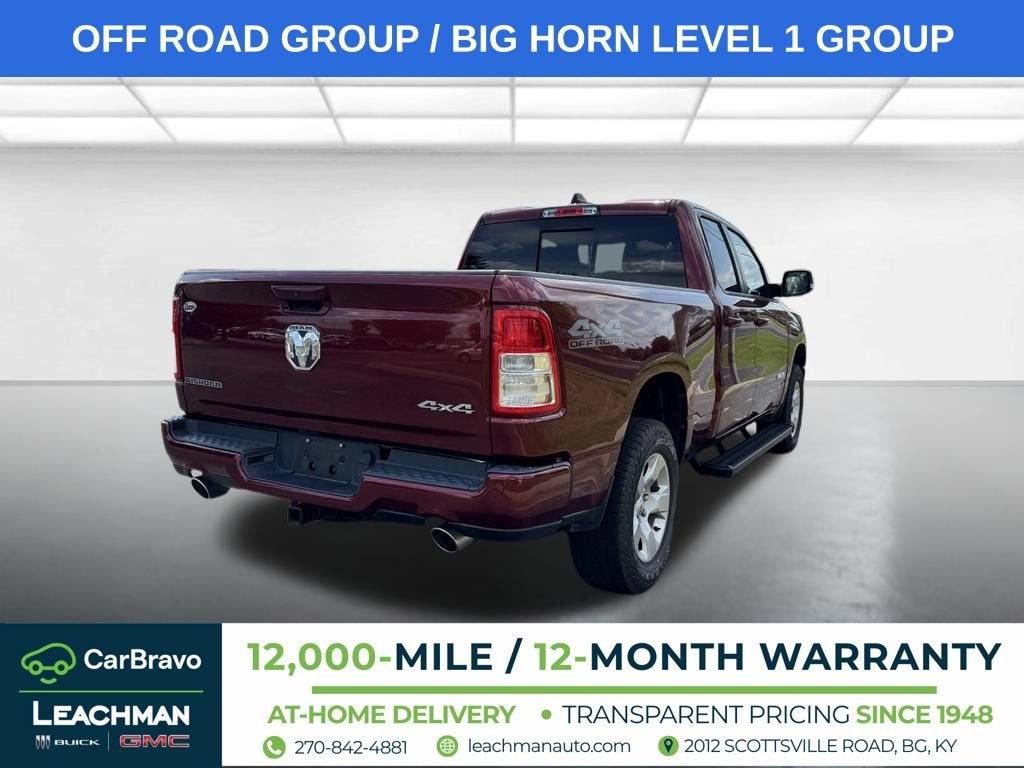 2022 RAM 1500 Big Horn Quad Cab 4x4 6'4" Box