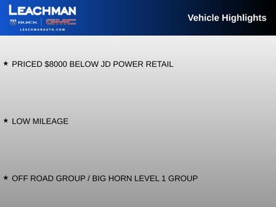 2022 RAM 1500 Big Horn Quad Cab 4x4 6'4" Box