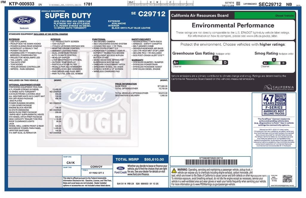 2025 Ford Super Duty F-250 SRW XL