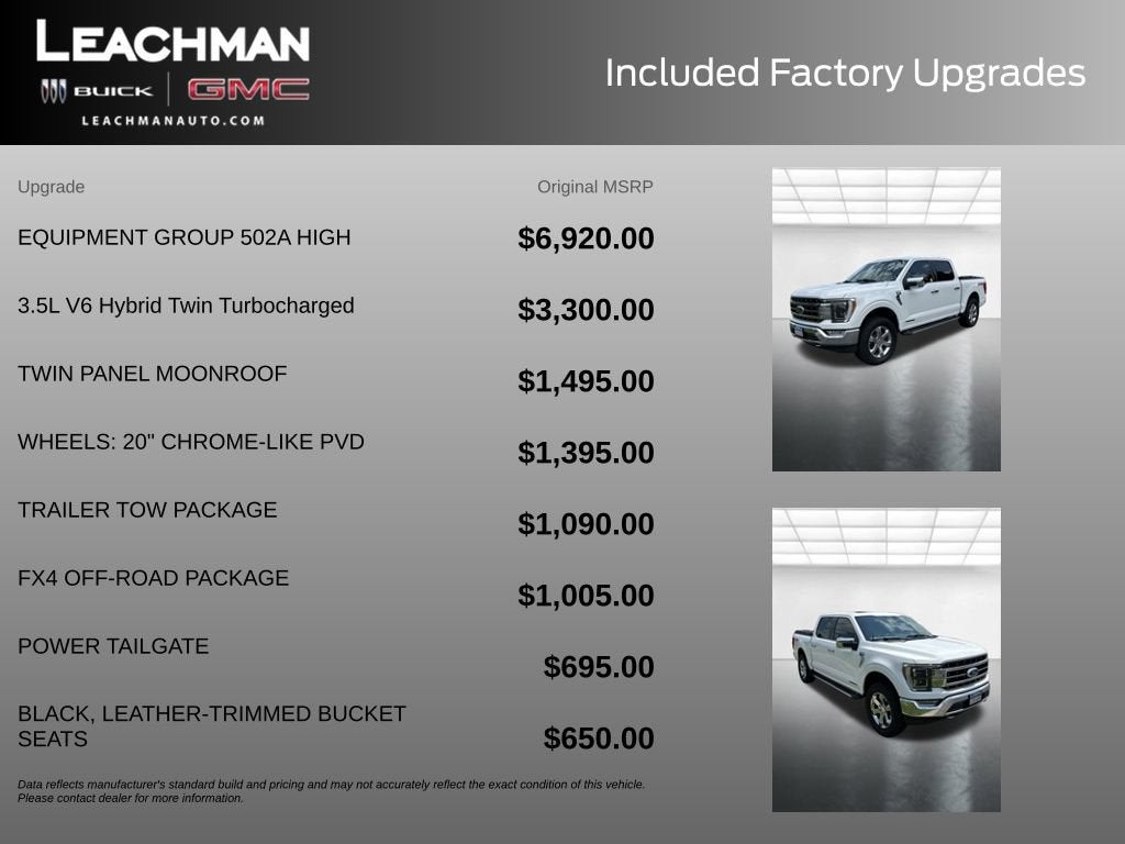2021 Ford F-150 LARIAT