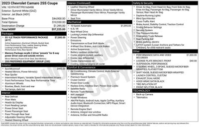 2023 Chevrolet Camaro 2SS