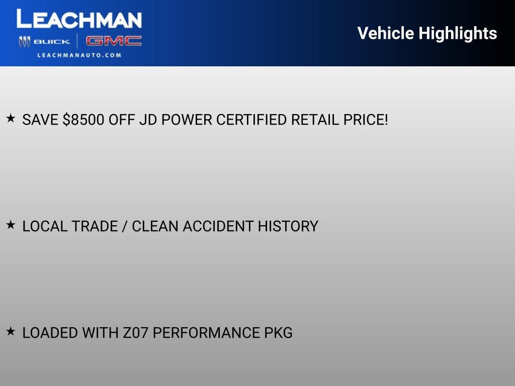 2017 Chevrolet Corvette Grand Sport Grand Sport 3LT