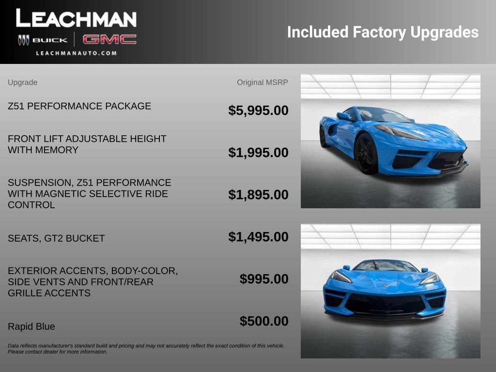 2021 Chevrolet Corvette Stingray 2LT