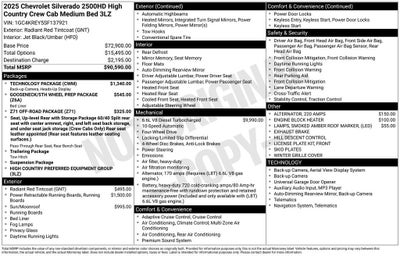 2025 Chevrolet Silverado 2500 HD High Country