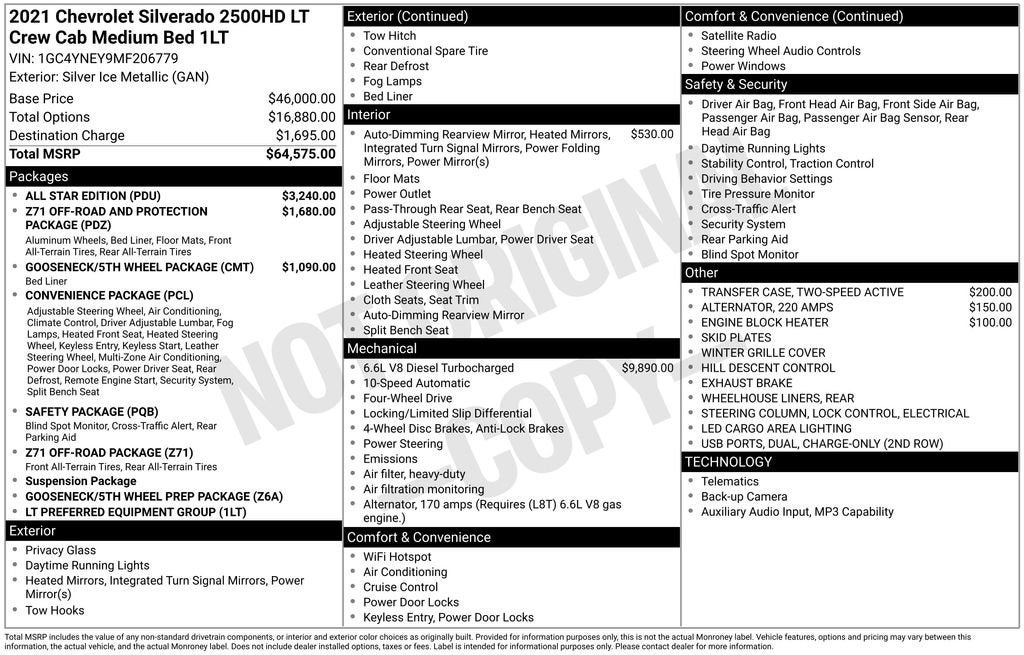 2021 Chevrolet Silverado 2500 HD LT