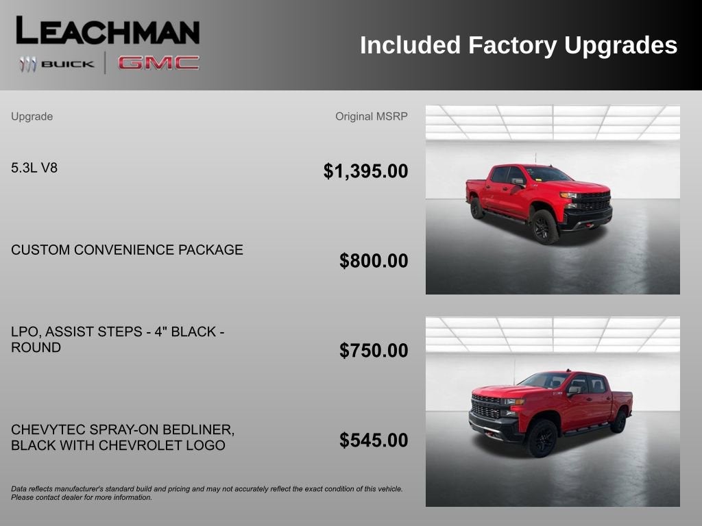 2020 Chevrolet Silverado 1500 Custom Trail Boss