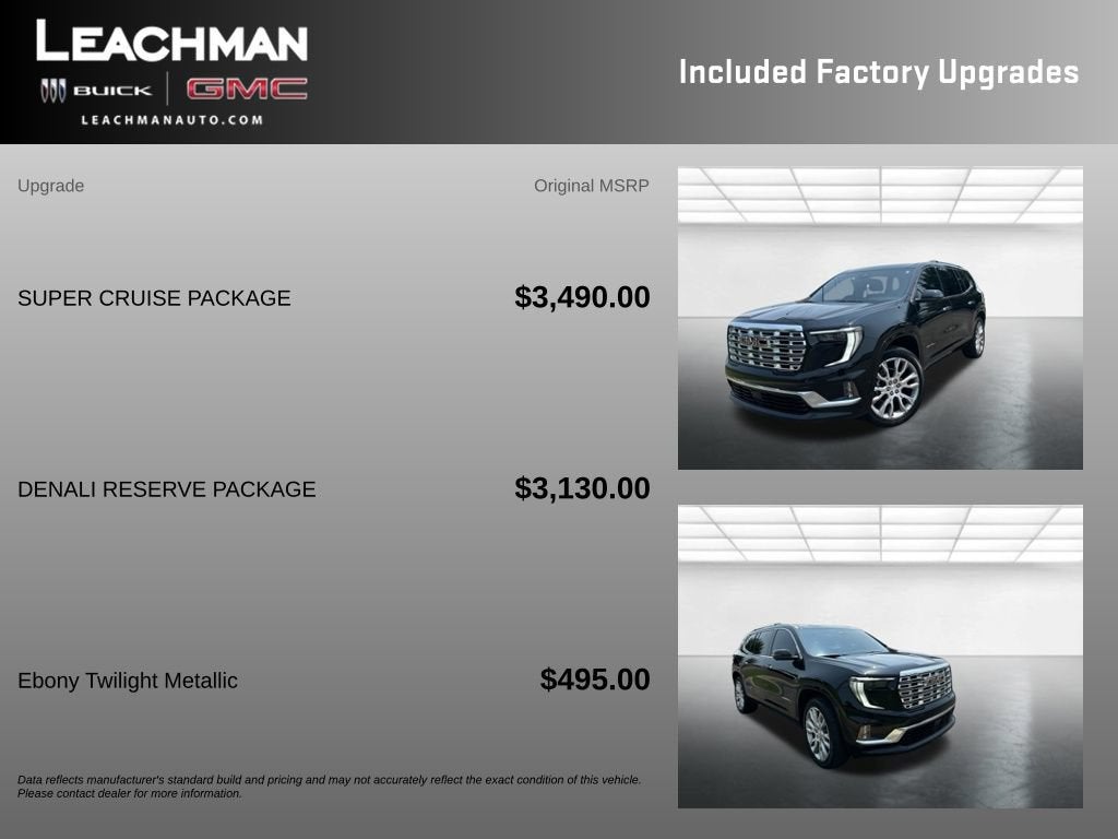 2025 GMC Acadia Denali