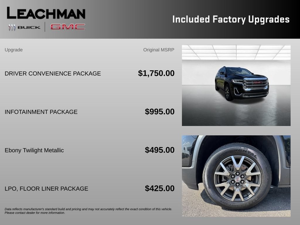 2023 GMC Acadia SLE