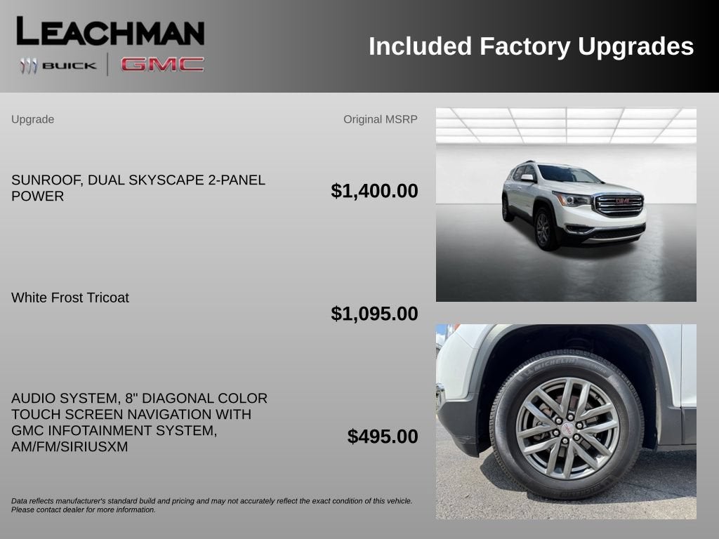 2019 GMC Acadia SLT