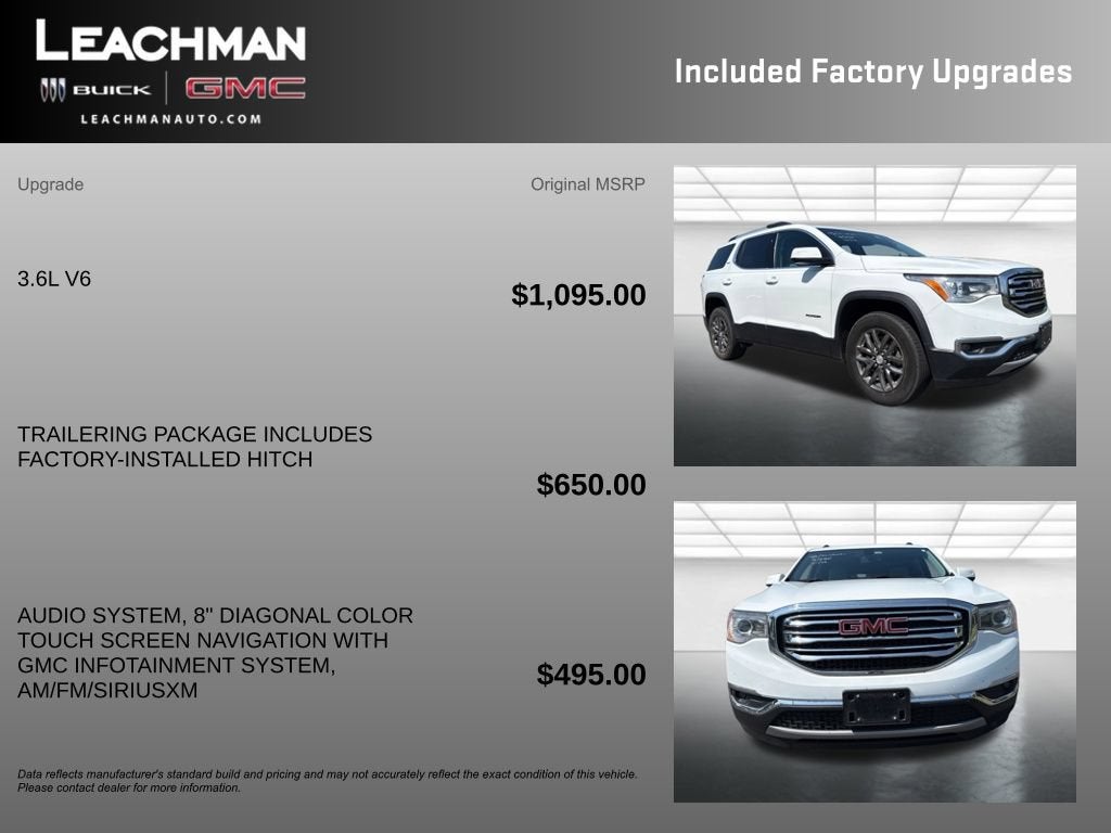 2018 GMC Acadia SLT
