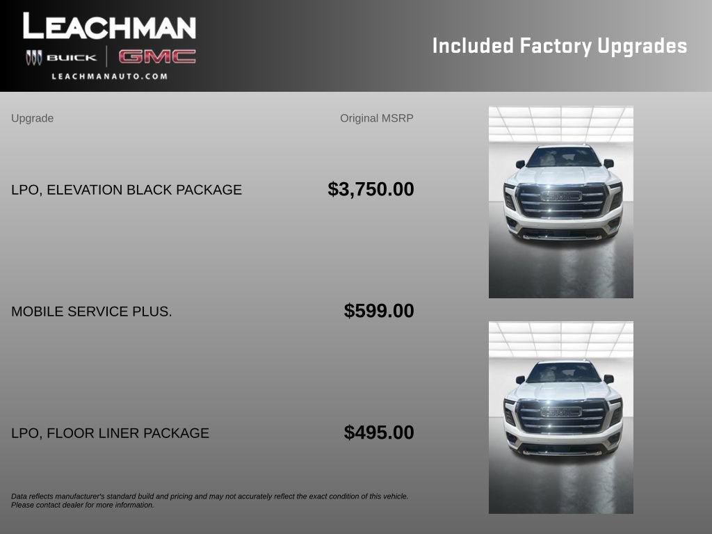 2026 GMC Yukon Elevation