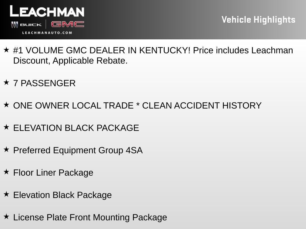2026 GMC Yukon Elevation