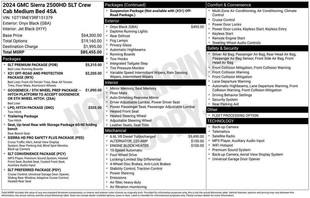 2024 GMC Sierra 2500 HD SLT