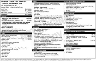 2019 GMC Sierra 3500 HD Denali