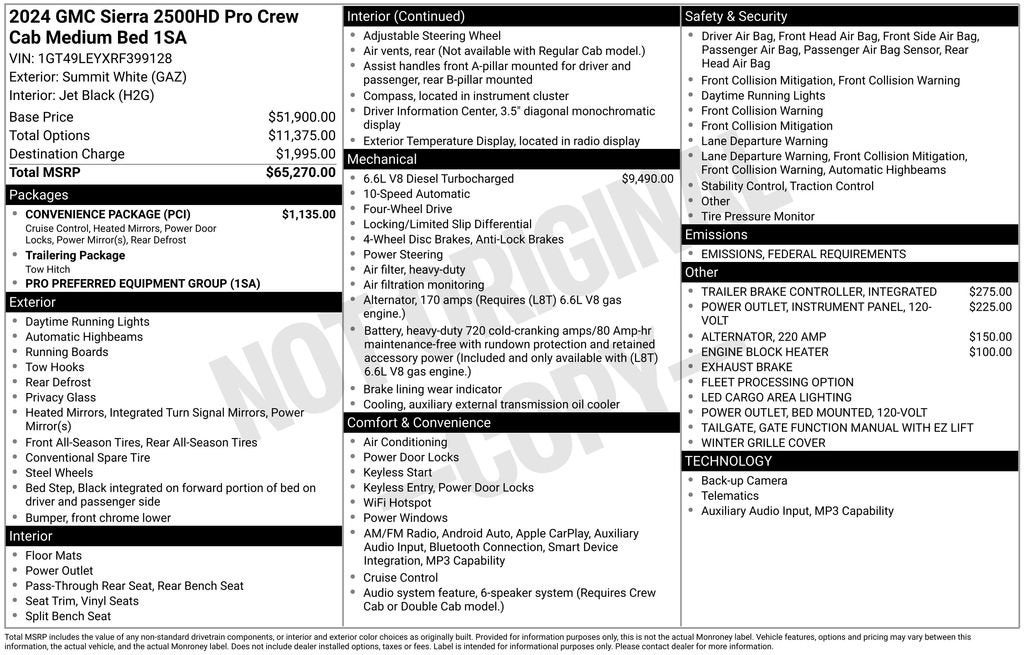 2024 GMC Sierra 2500 HD Pro