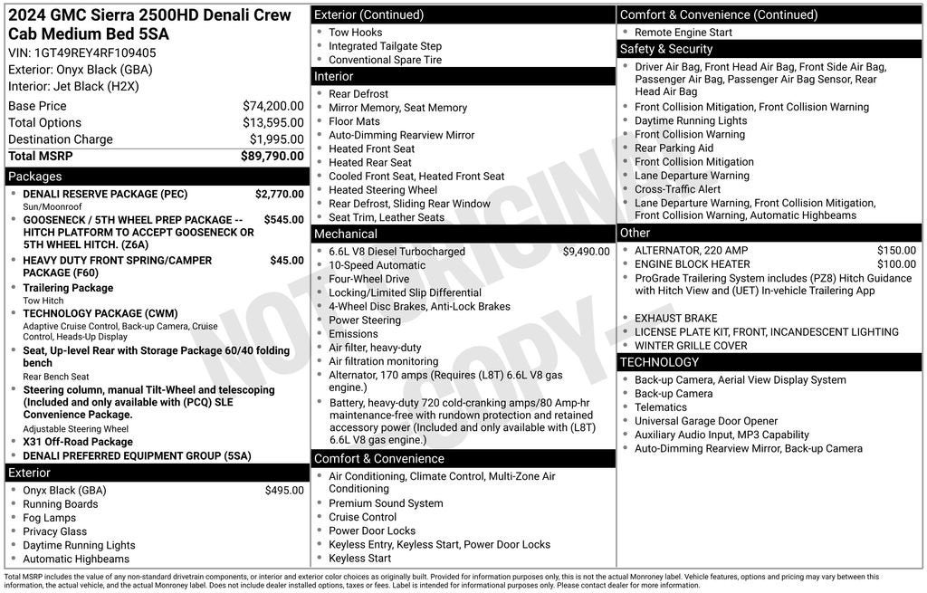 2024 GMC Sierra 2500 HD Denali