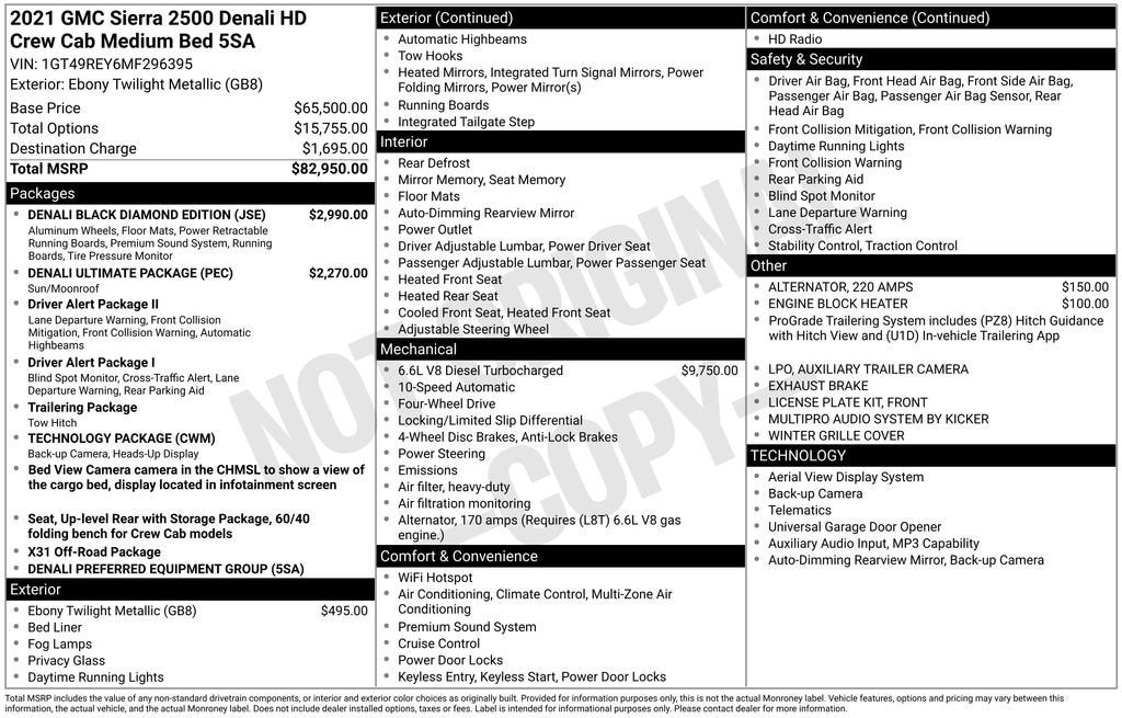 2021 GMC Sierra 2500 HD Denali