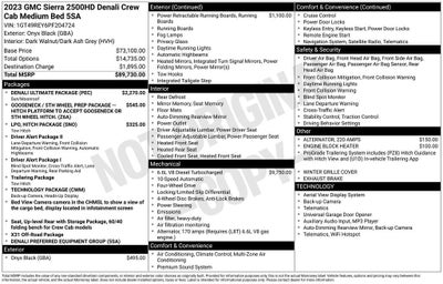 2023 GMC Sierra 2500 HD Denali