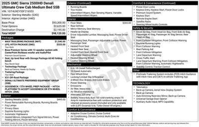 2025 GMC Sierra 2500 HD Denali Ultimate