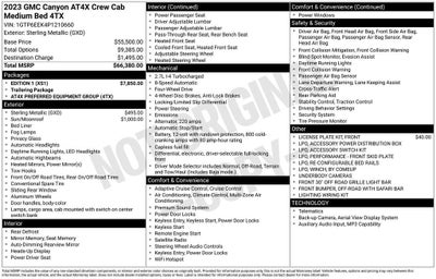 2023 GMC Canyon AT4X
