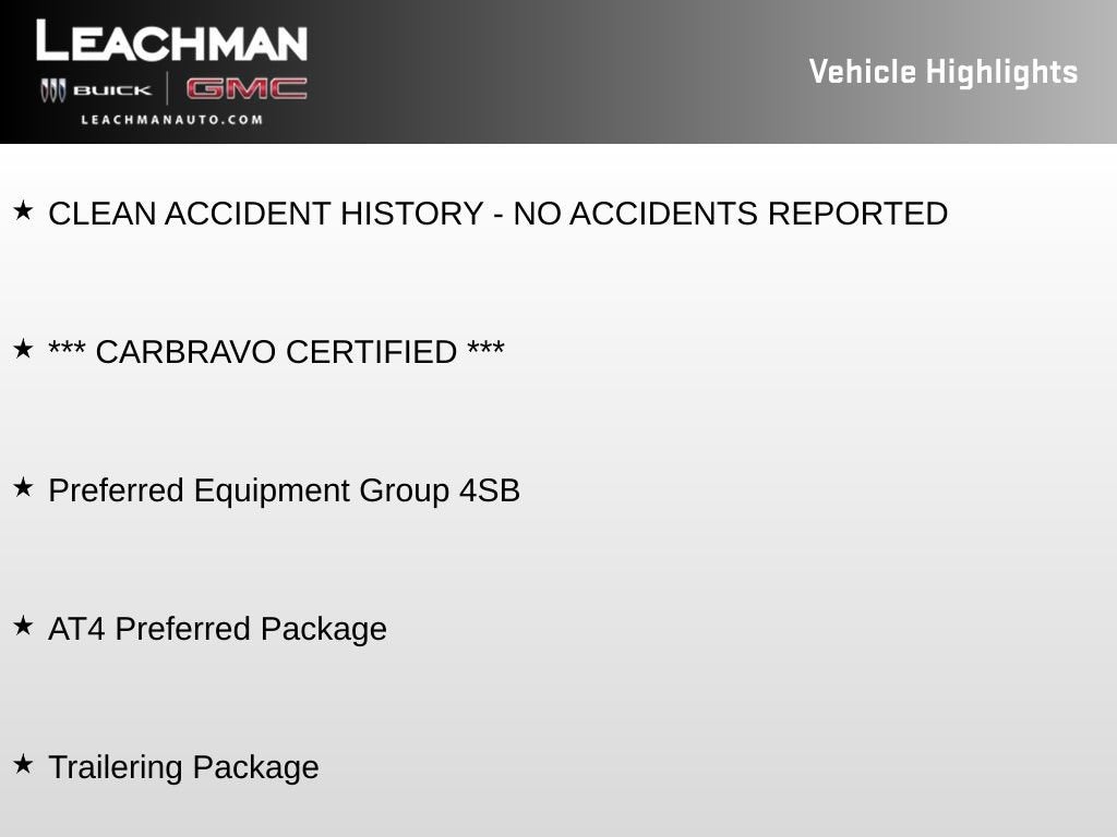 2023 GMC Sierra 1500 AT4