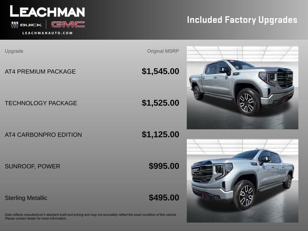 2025 GMC Sierra 1500 AT4