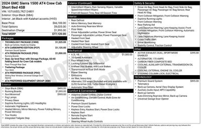 2024 GMC Sierra 1500 AT4