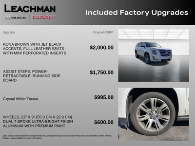 2016 Cadillac Escalade Premium Collection