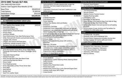 2016 GMC Terrain SLT