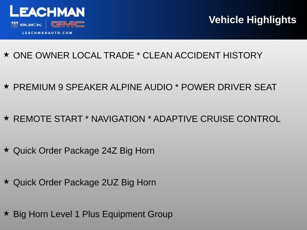 2025 RAM 3500 Big Horn