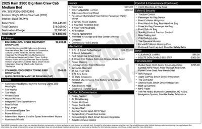 2025 RAM 3500 Big Horn