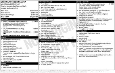 2024 GMC Terrain SLE