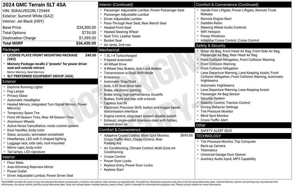 2024 GMC Terrain SLT