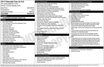 2017 Chevrolet Trax LS