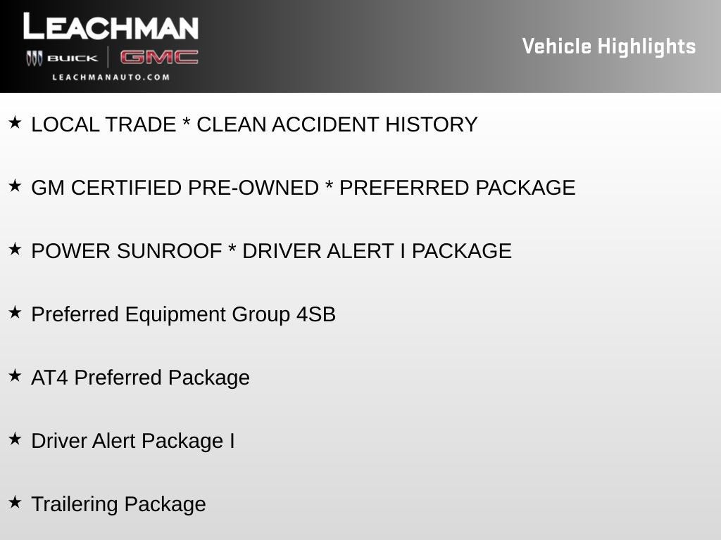 2021 GMC Sierra 1500 AT4