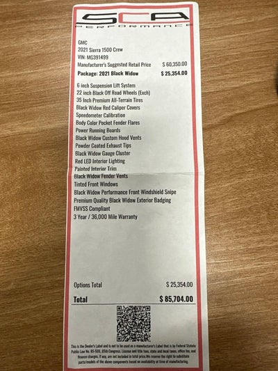 2021 GMC Sierra 1500 AT4