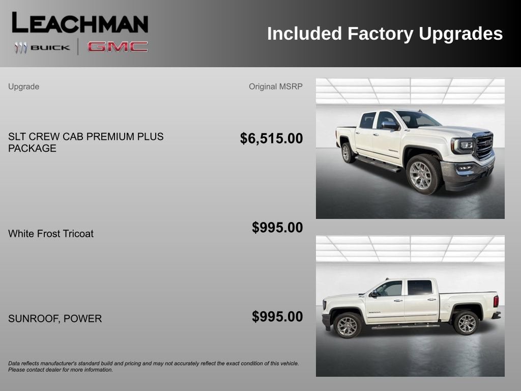 2018 GMC Sierra 1500 SLT