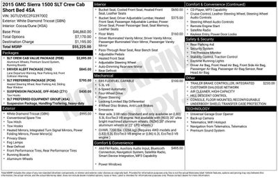 2015 GMC Sierra 1500 SLT