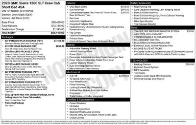 2020 GMC Sierra 1500 SLT