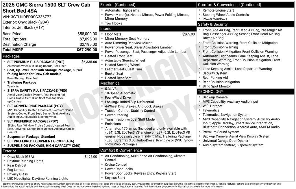 2025 GMC Sierra 1500 SLT