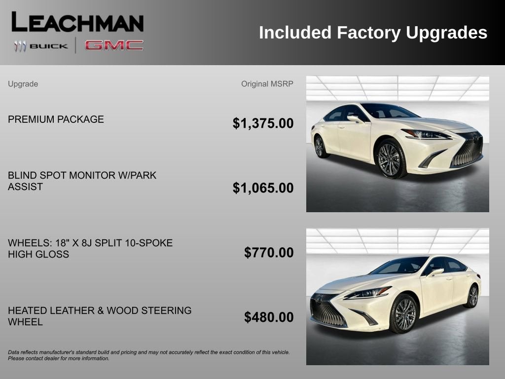 2020 Lexus ES ES 350