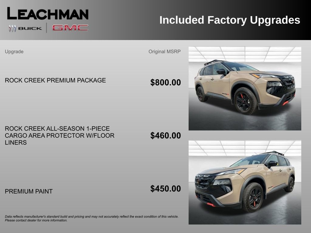 2025 Nissan Rogue Rock Creek