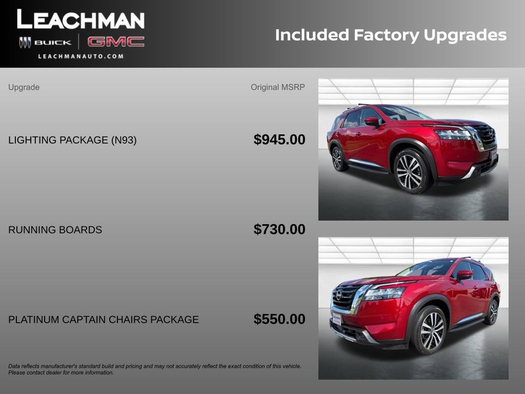 2023 Nissan Pathfinder Platinum 4WD