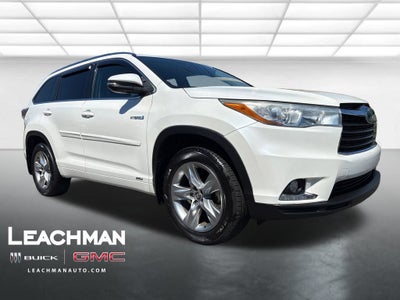 2016 Toyota Highlander Hybrid Limited Platinum V6